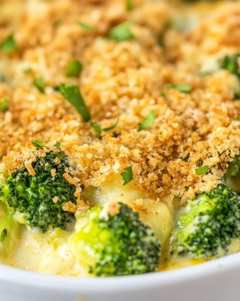 Broccoli Casserole With Ritz Topping