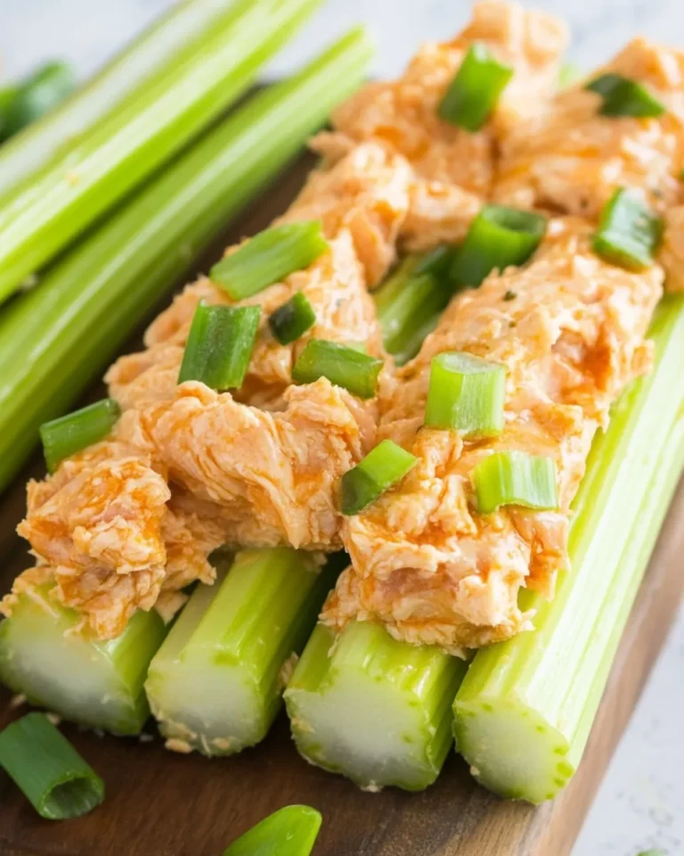 Buffalo Chicken Celery Sticks