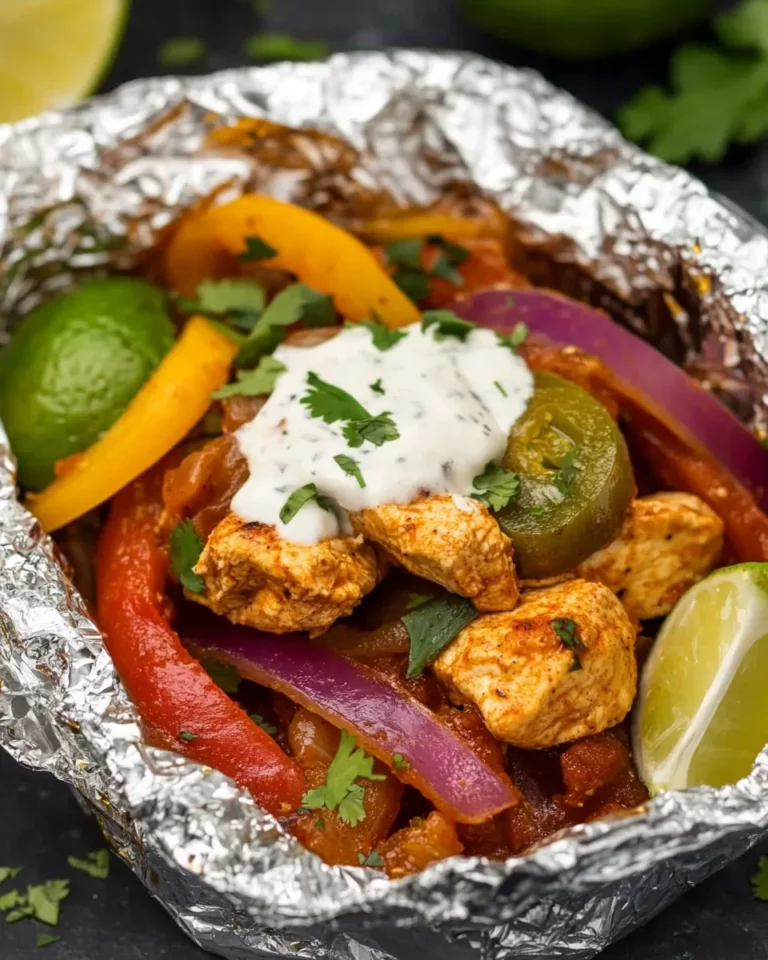 Chicken Fajita Foil Packets