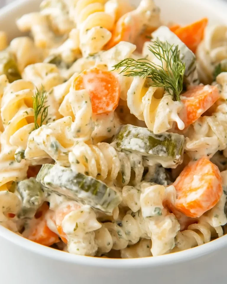 Dill Pickle Pasta Salad