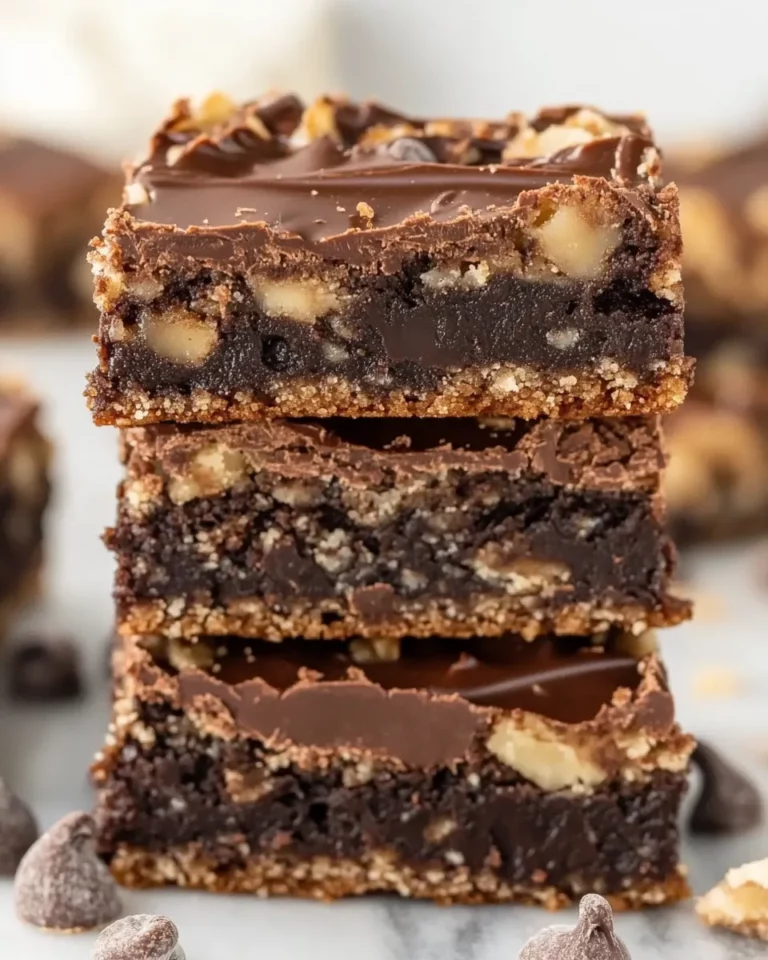 German Chocolate Cookie Bars