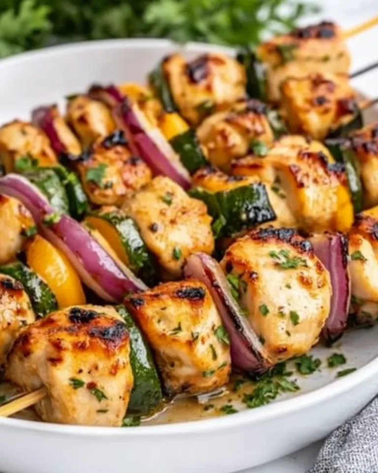 Honey Mustard Chicken Kabobs