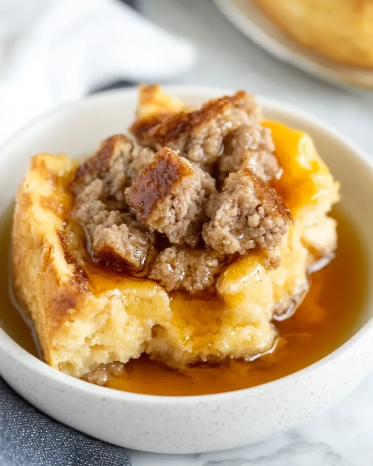Maple Sausage French Toast Bake