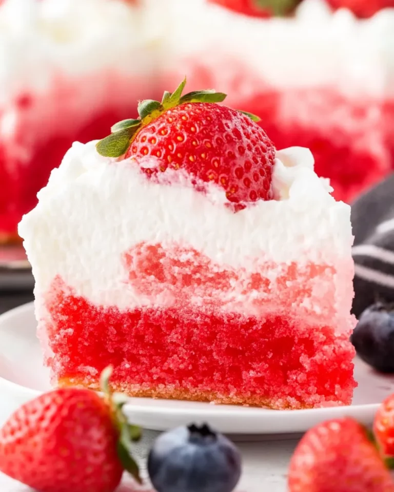 Strawberry Jello Cake