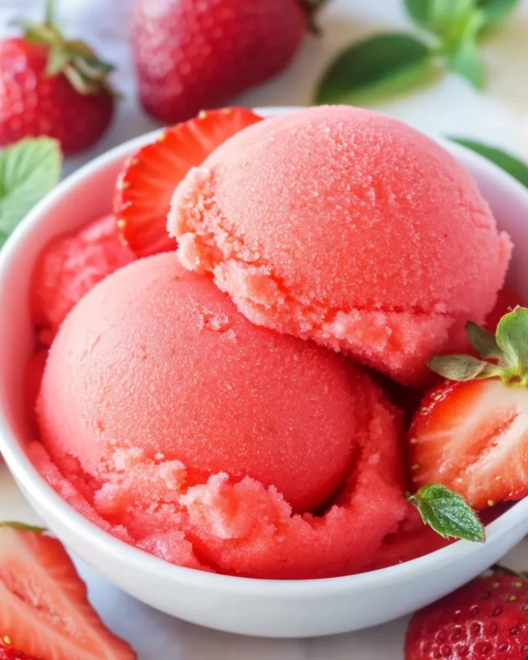 Strawberry Sorbet