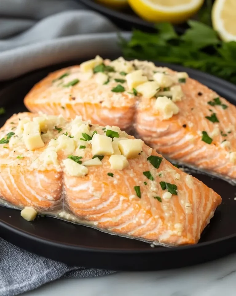 Lemon Garlic Butter Baked Salmon