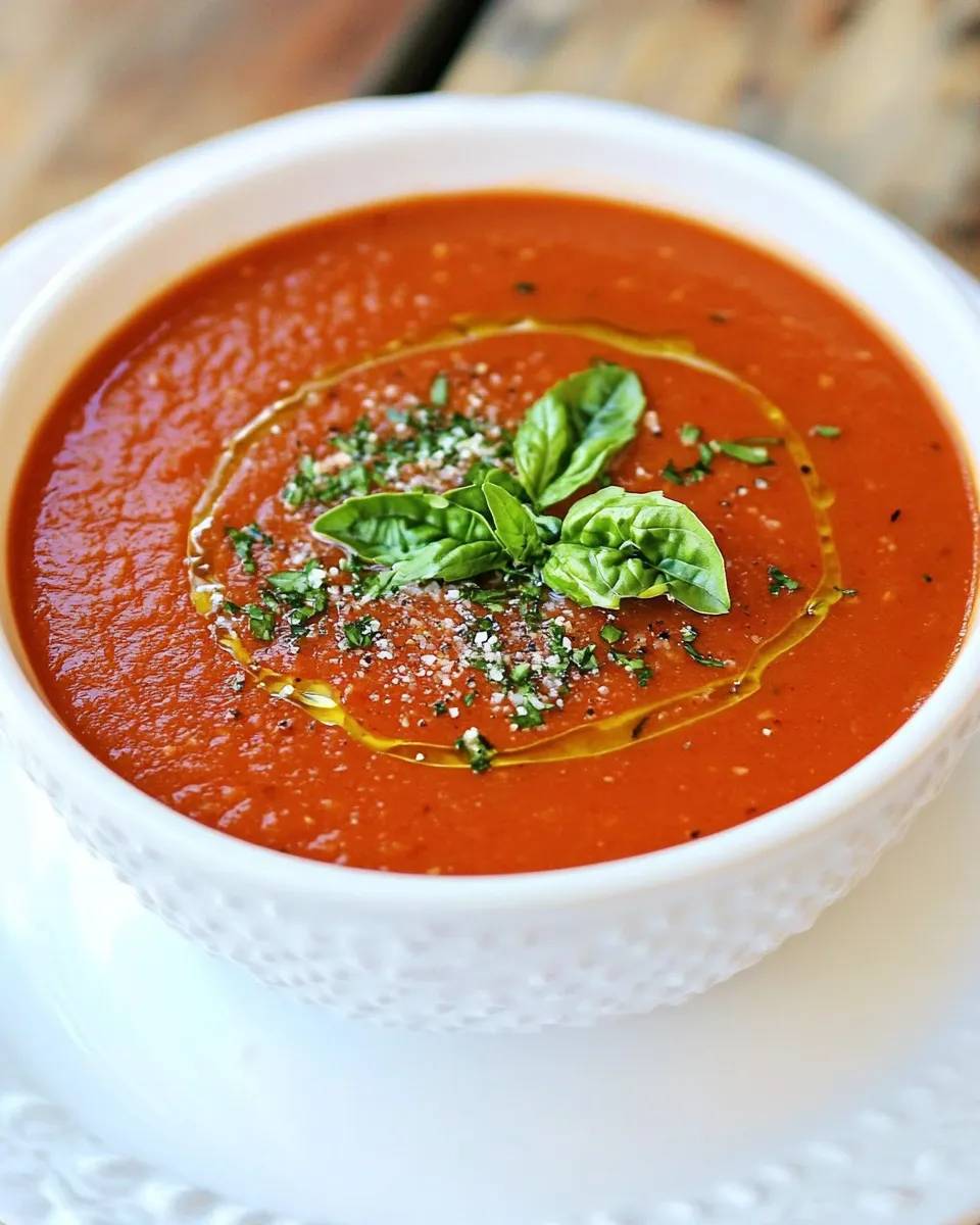 Homemade 10 Minute Tomato Soup photo