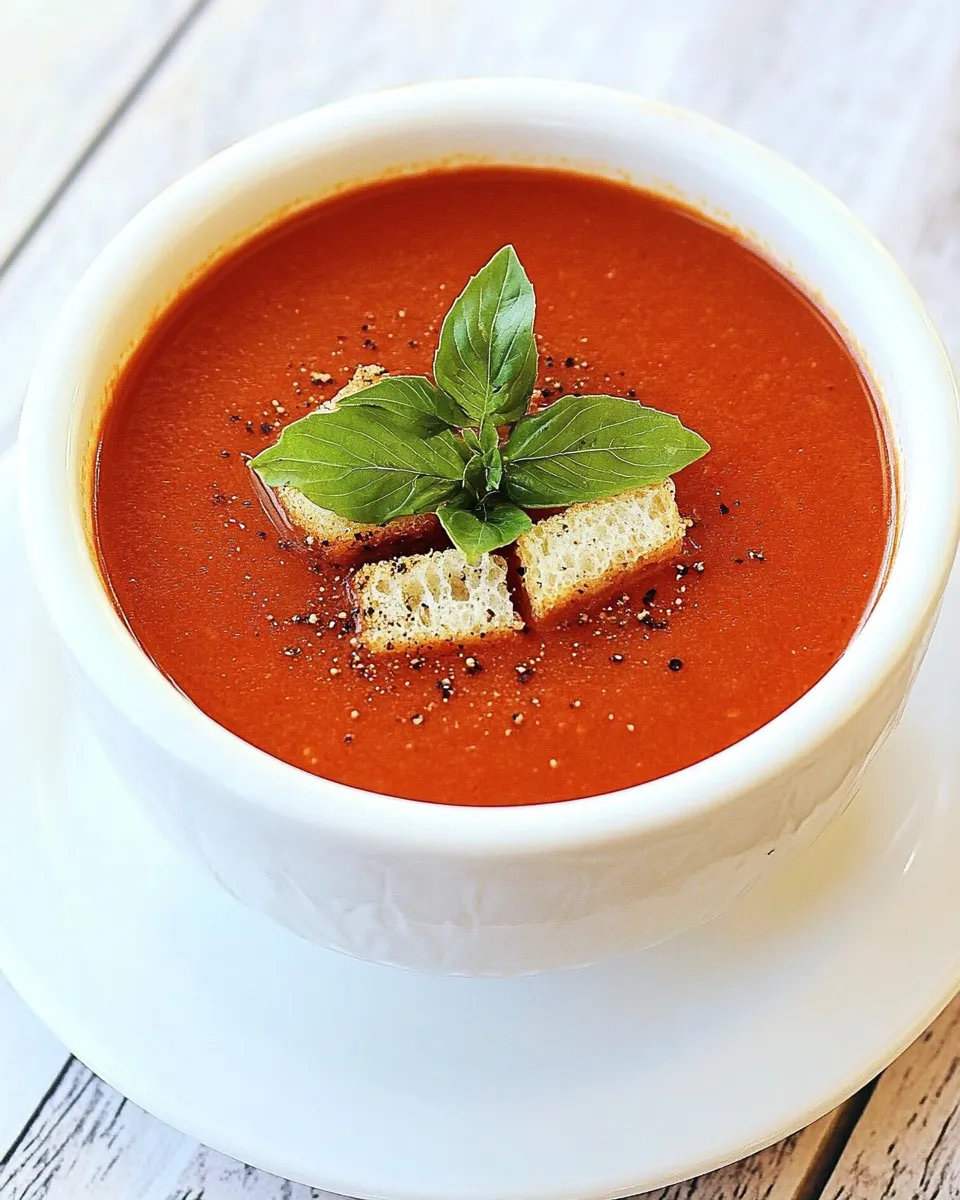 Classic 10 Minute Tomato Soup image