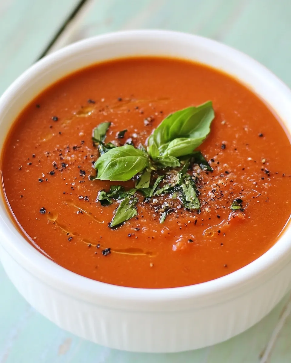 Easy 10 Minute Tomato Soup picture