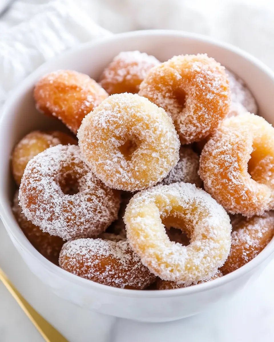 delicious 15-Minute Homemade Donuts shot