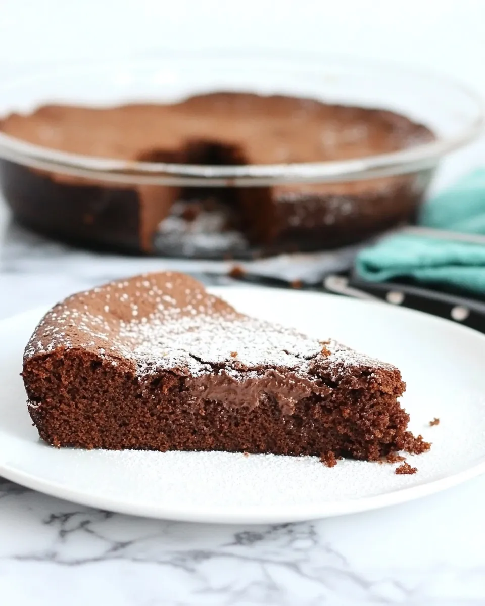 homemade 2-Ingredient Nutella Cake photo