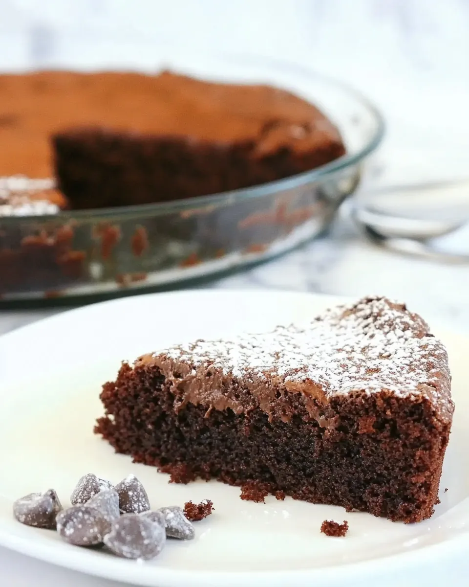easy 2-Ingredient Nutella Cake recipe photo