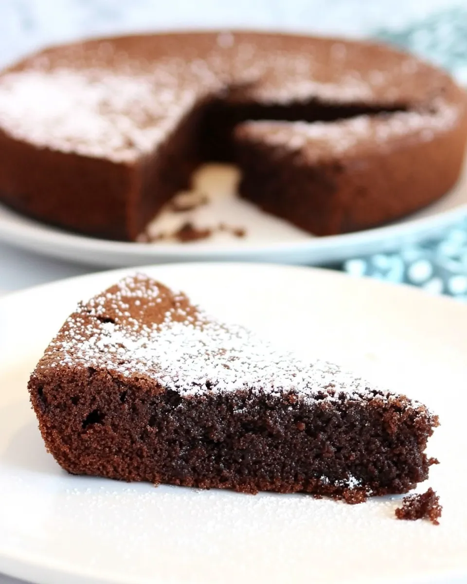 delicious 2-Ingredient Nutella Cake shot