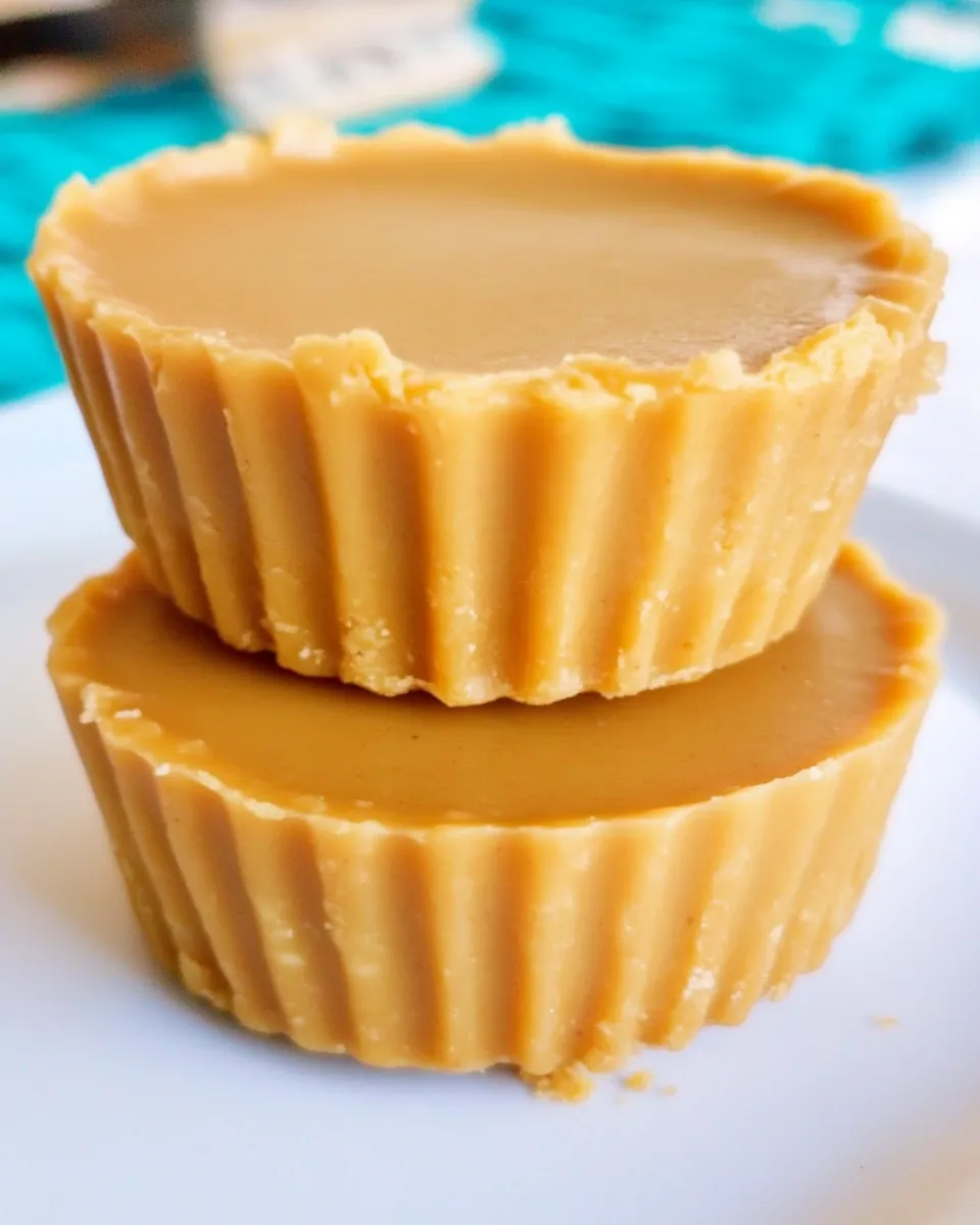 Delicious 3-Ingredient Peanut Butter Cups plate image