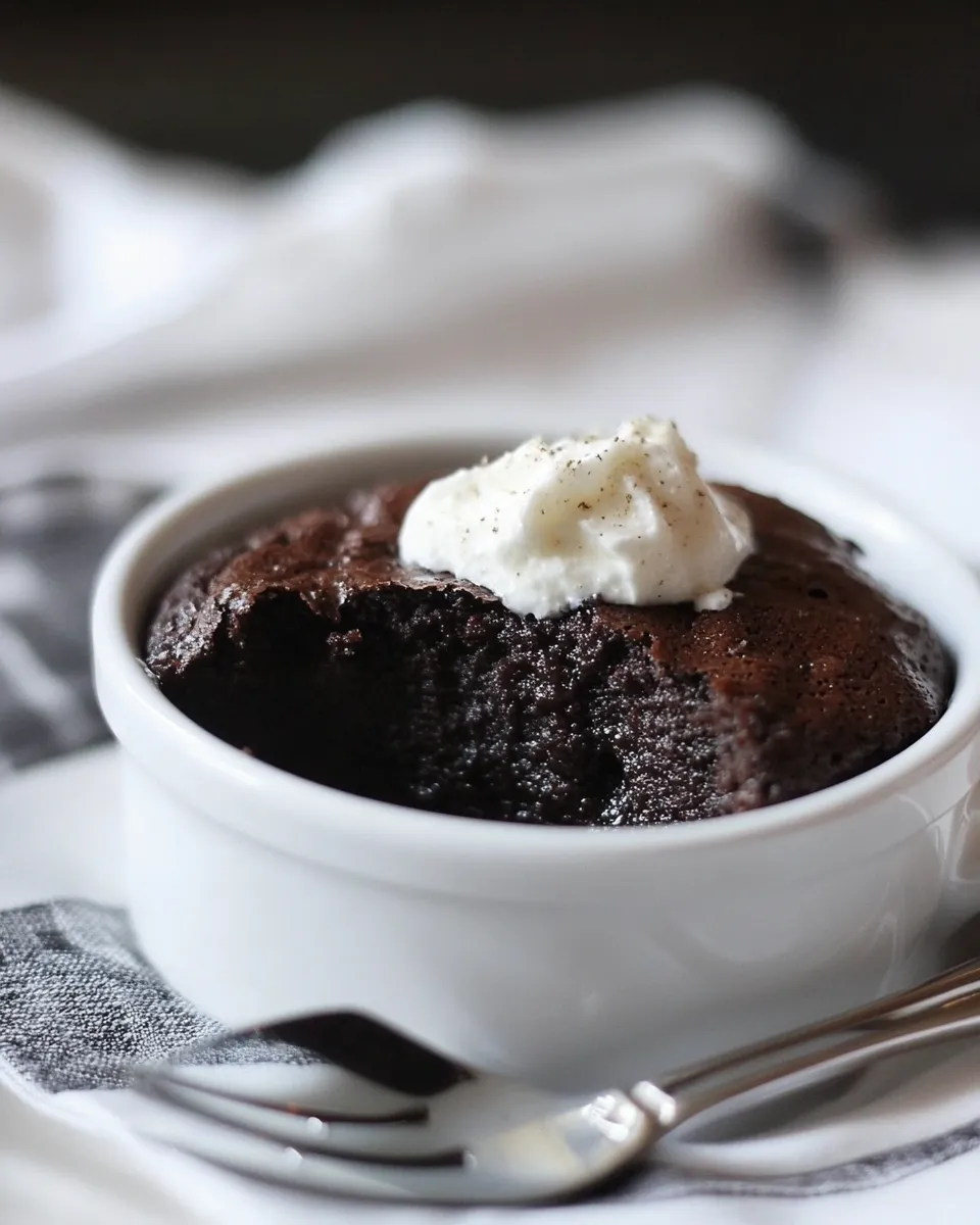 easy 3-Minute Brownie in a Mug recipe photo