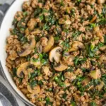 homemade 30-Minute Ground Beef and Mushroom Skillet photo