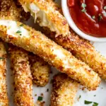 Homemade 5-Minute Baked Mozzarella Sticks photo