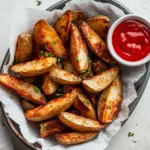 Homemade Air-Fryer Potato Wedges photo