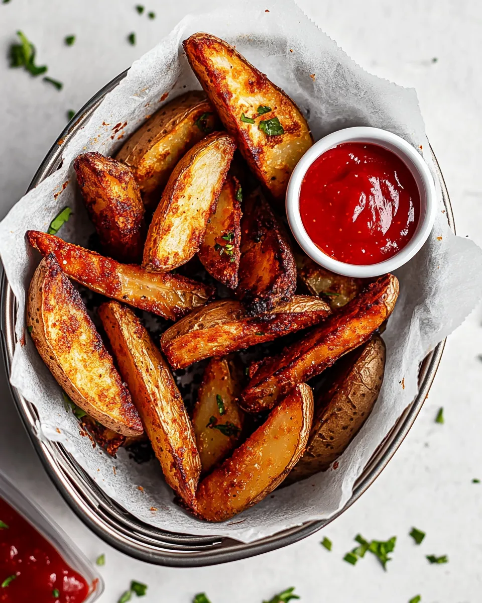 Easy Air-Fryer Potato Wedges picture