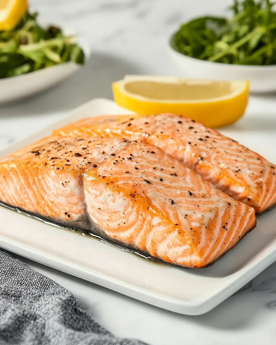 Classic Air-Fryer Salmon With Skin image