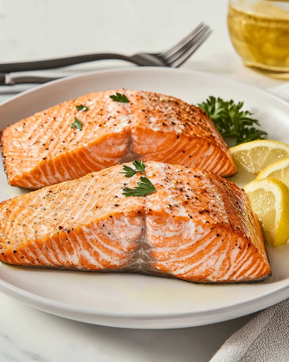 Easy Air-Fryer Salmon With Skin recipe photo