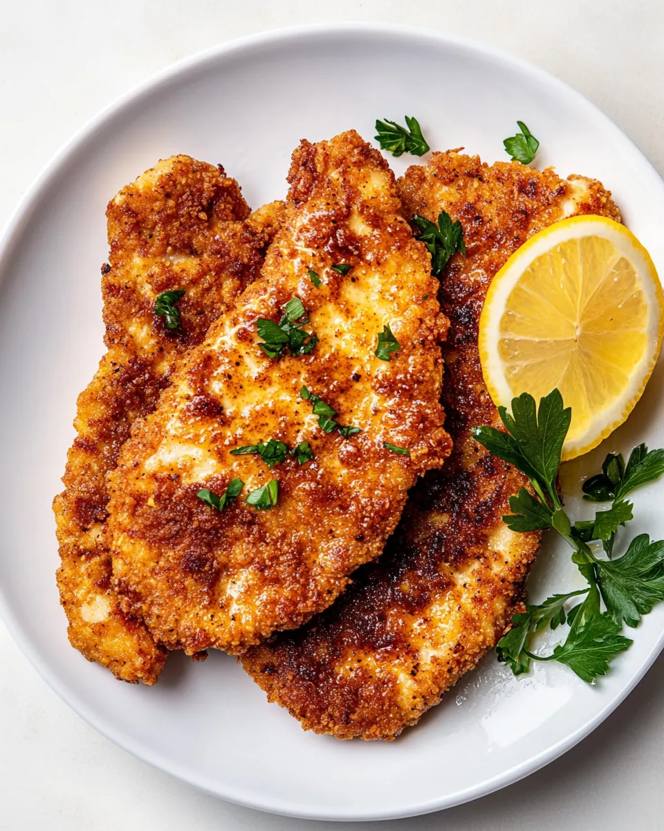 Delicious Air Fryer Chicken Cutlets shot