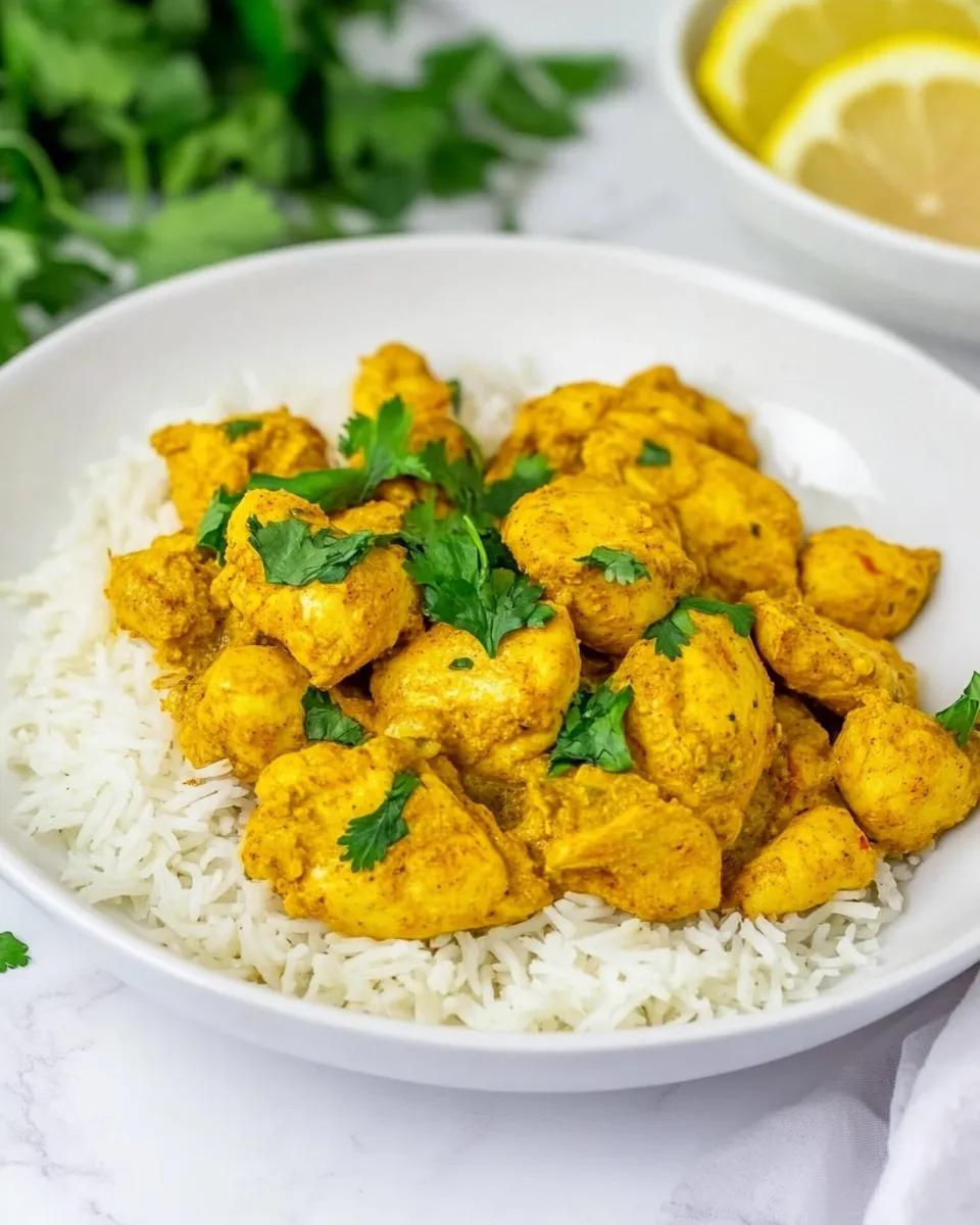 Delicious Air Fryer Curry Chicken Recipe shot