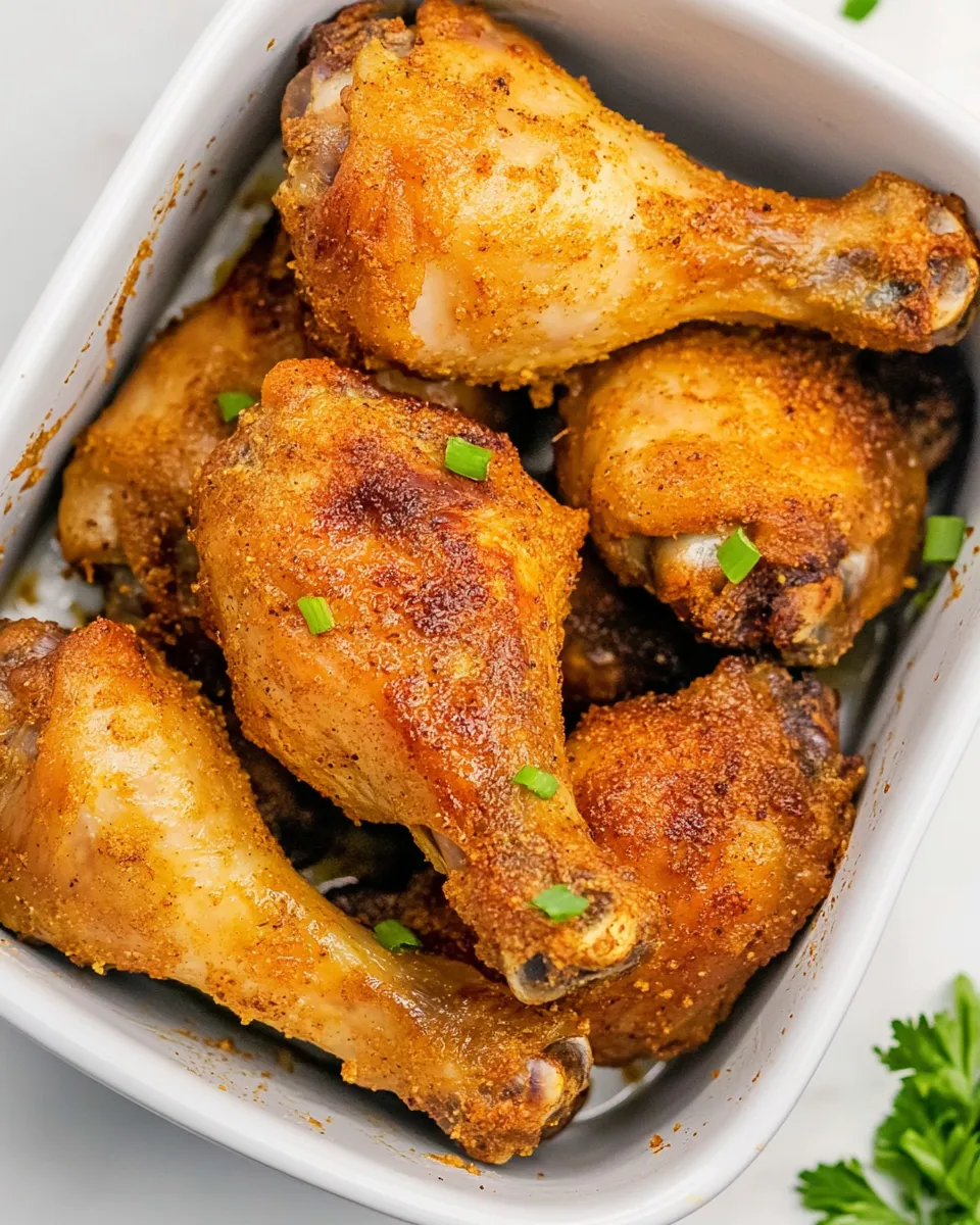 Classic Air Fryer Garlic Parmesan Drumsticks image