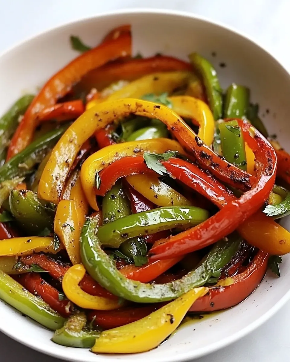 Easy Air Fryer Peppers recipe photo