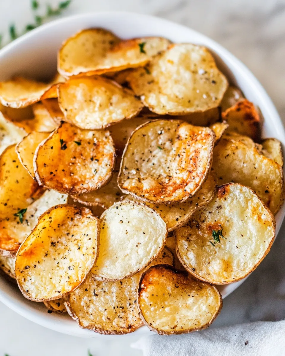 Homemade Air Fryer Potato Chips photo