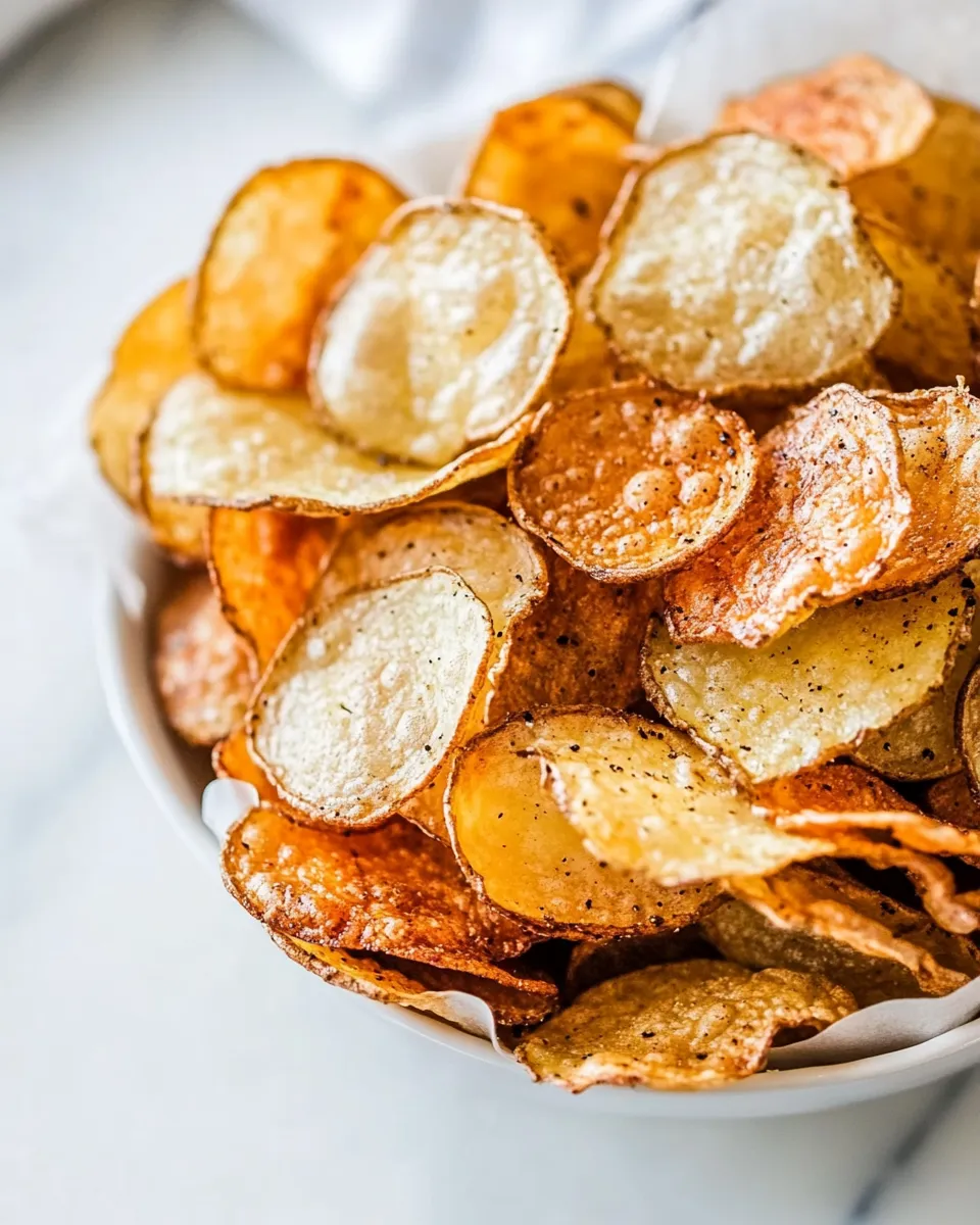 Easy Air Fryer Potato Chips recipe photo