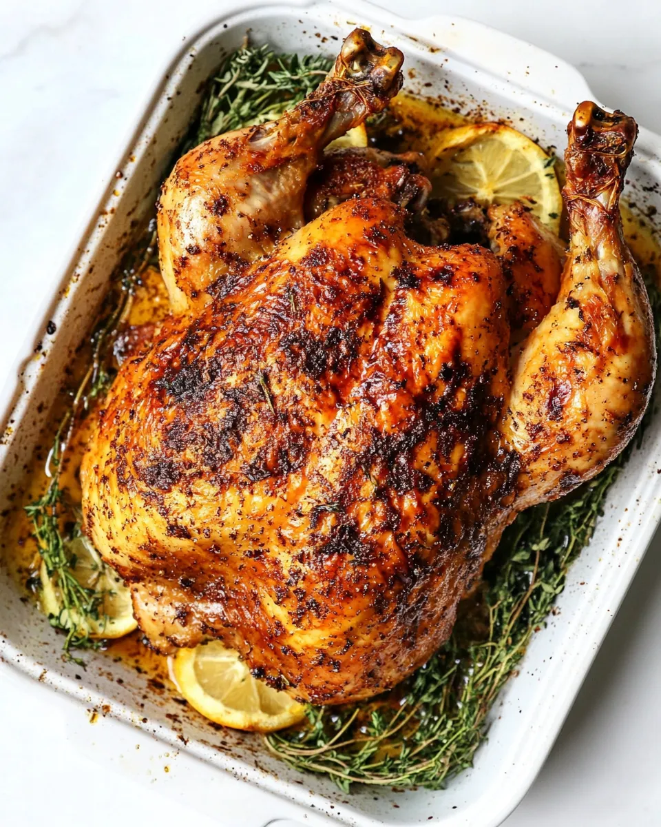 Easy Air Fryer Whole Roast Chicken recipe photo