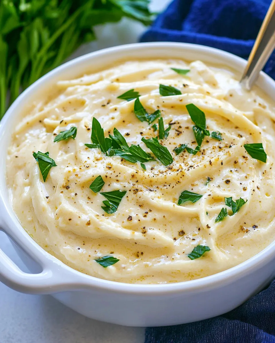 Homemade Alfredo Sauce with Egg Yolks photo