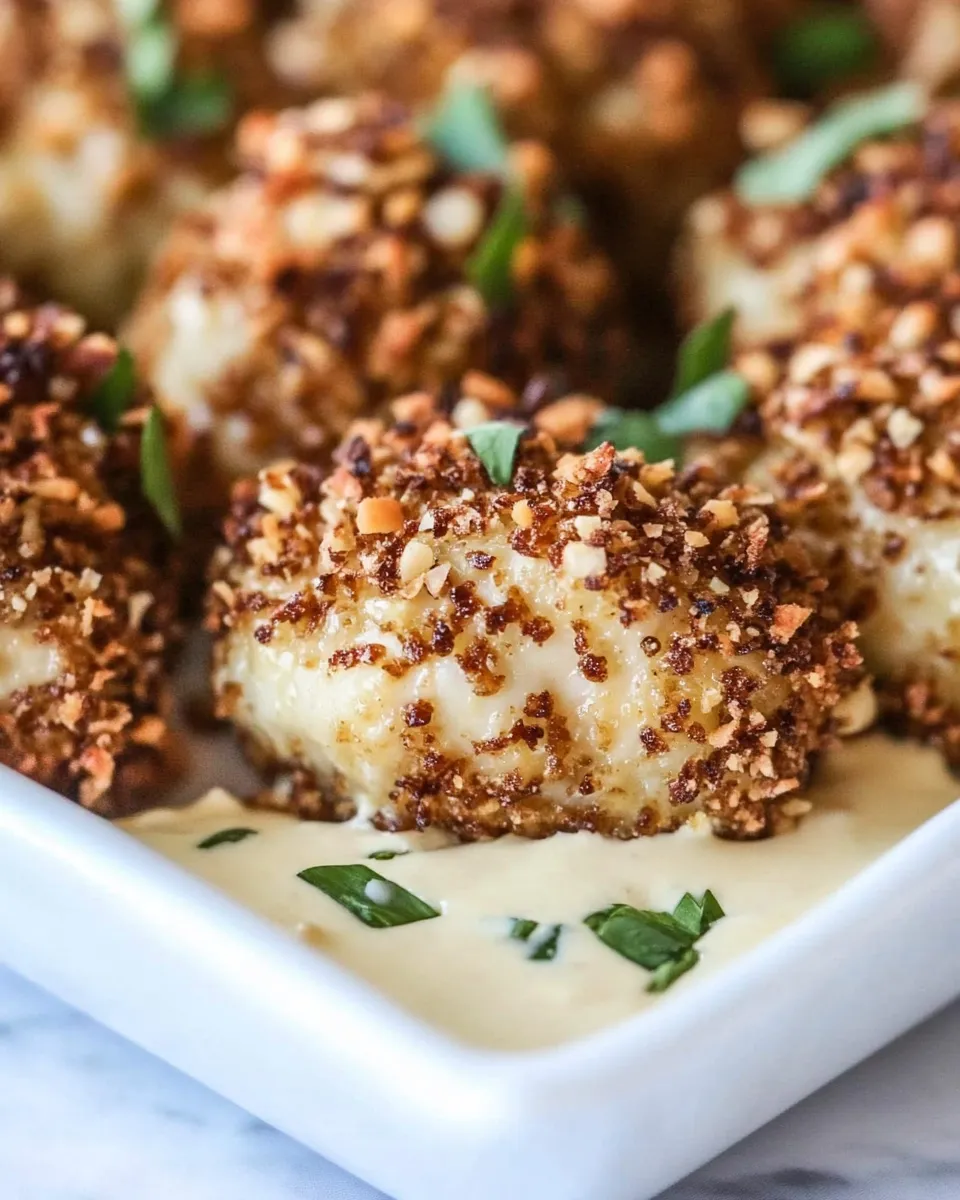 classic Almond-Crusted Chicken Bites with Honey-Mustard Dip image