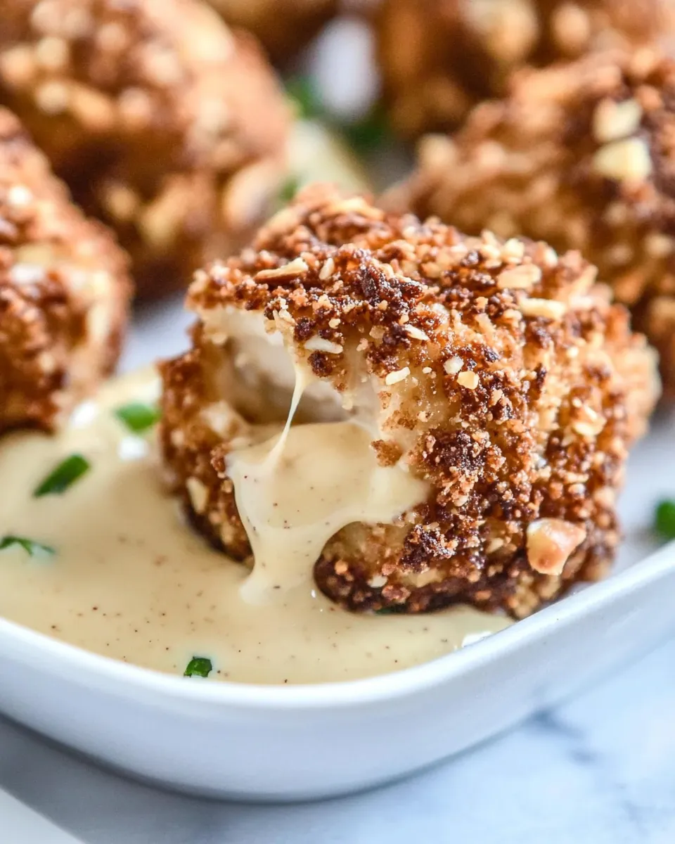 easy Almond-Crusted Chicken Bites with Honey-Mustard Dip picture