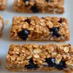 homemade Almond, Blueberry & Date Homemade Granola Bars photo