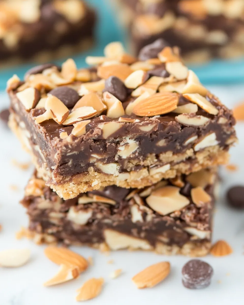 Homemade Almond Joy Cookie Bars photo