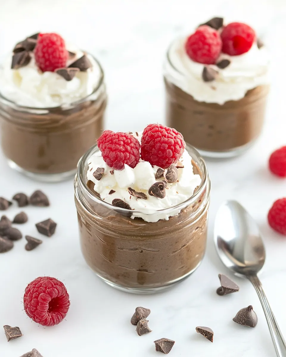 Homemade Avocado Chocolate Mousse photo
