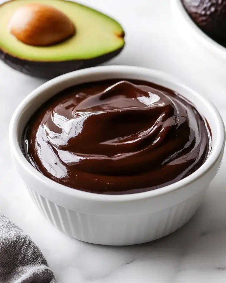 Homemade Avocado Chocolate Pudding photo