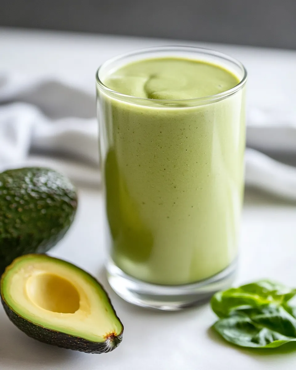 Classic Avocado Smoothie (With Protein!) image