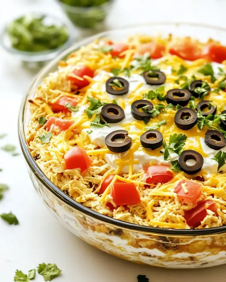 Homemade Awesome 7 Layer Dip photo