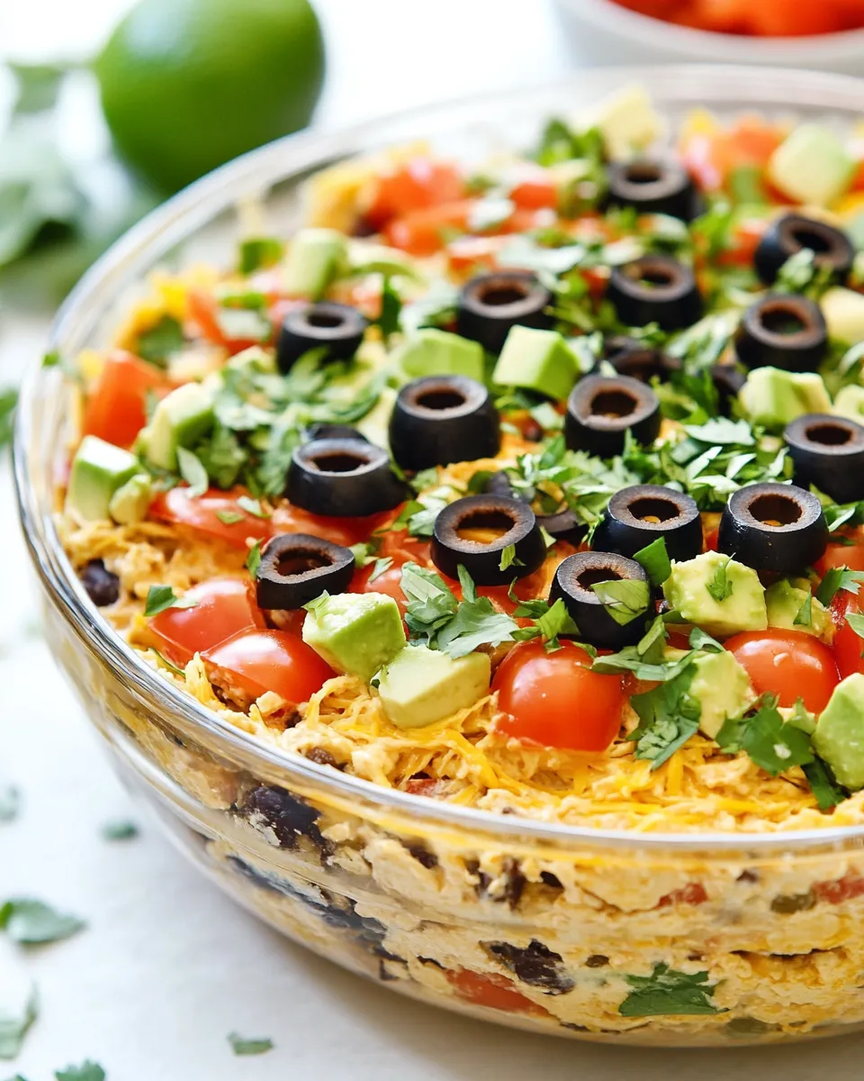 Easy Awesome 7 Layer Dip recipe photo