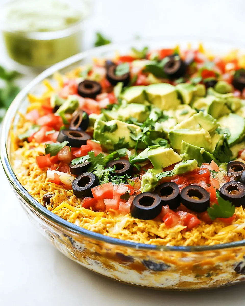 Delicious Awesome 7 Layer Dip dish photo