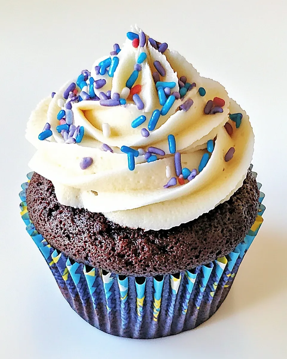 homemade BEST Chocolate Cupcakes & Buttercream Frosting EVER photo
