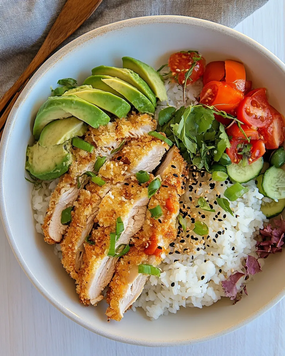 Delicious Baked Chicken Katsu dish photo