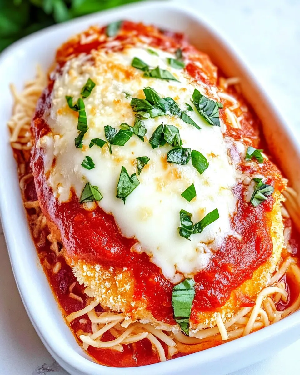 Homemade Baked Chicken Parmesan photo