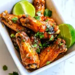 Homemade Baked Chipotle Honey Lime Hot Wings photo