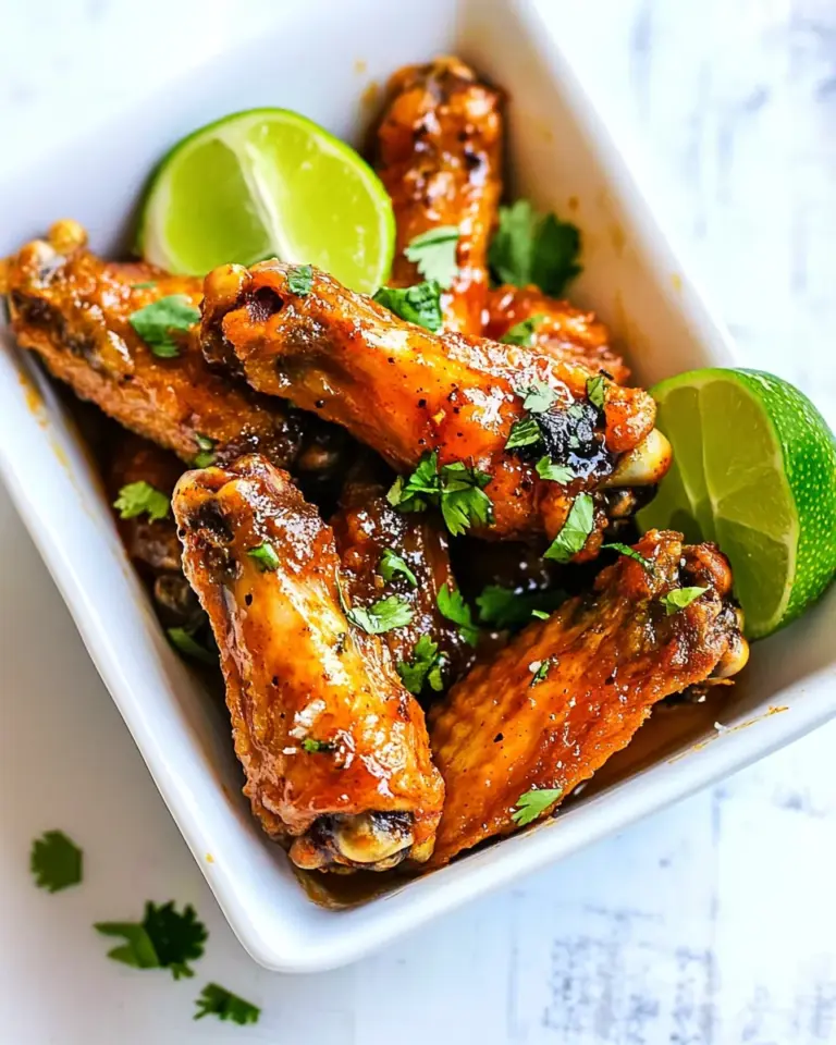 Homemade Baked Chipotle Honey Lime Hot Wings photo