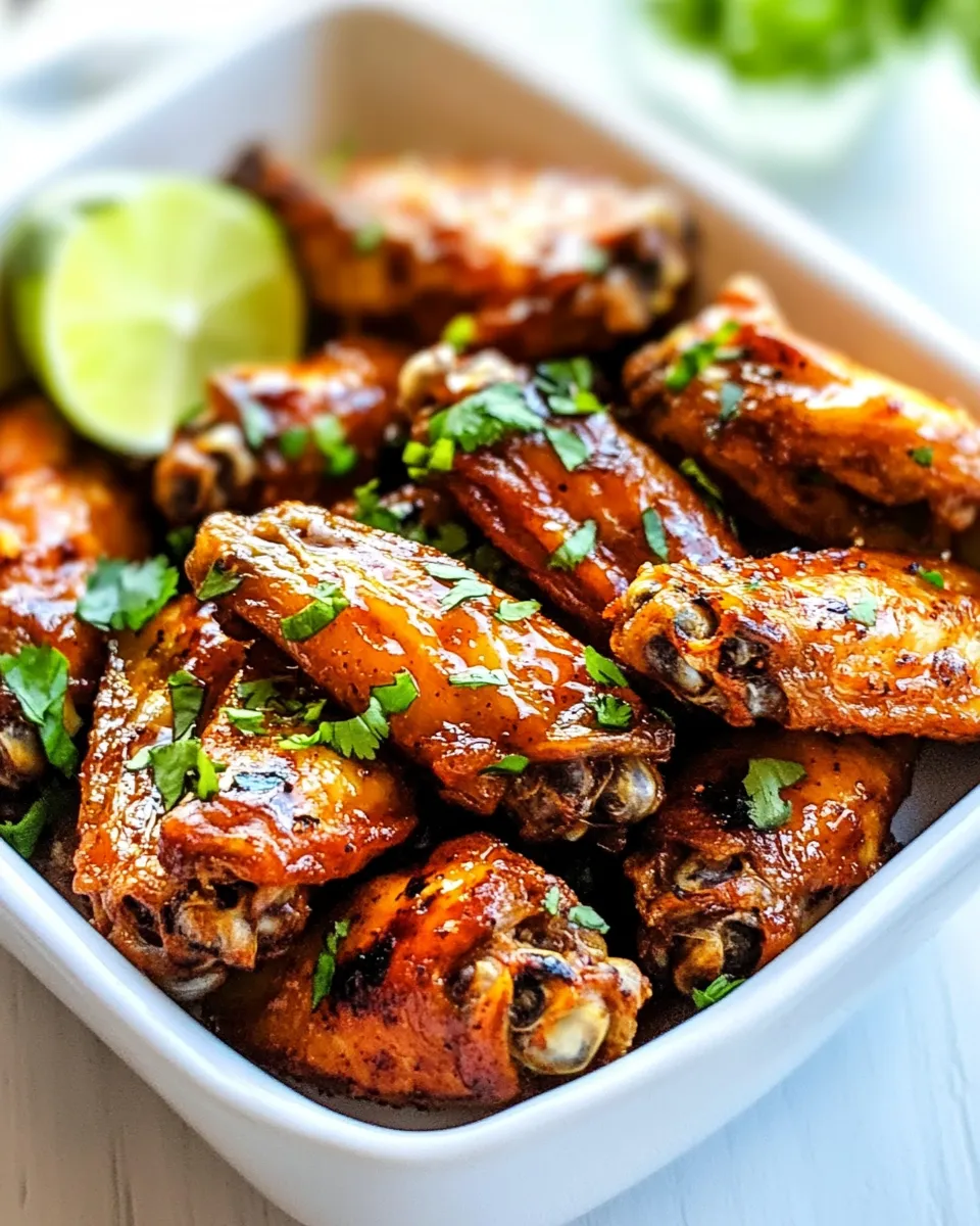 Classic Baked Chipotle Honey Lime Hot Wings image
