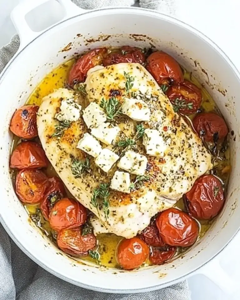 Homemade Baked Feta Chicken photo